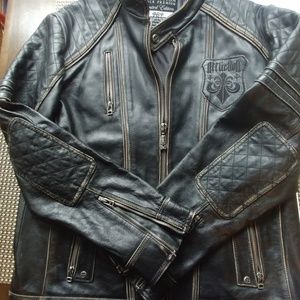 Affliction limited edition numbered leather jacket